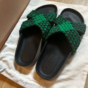 Marea NY Cruzado sandals. Sz.40 handmade NEW